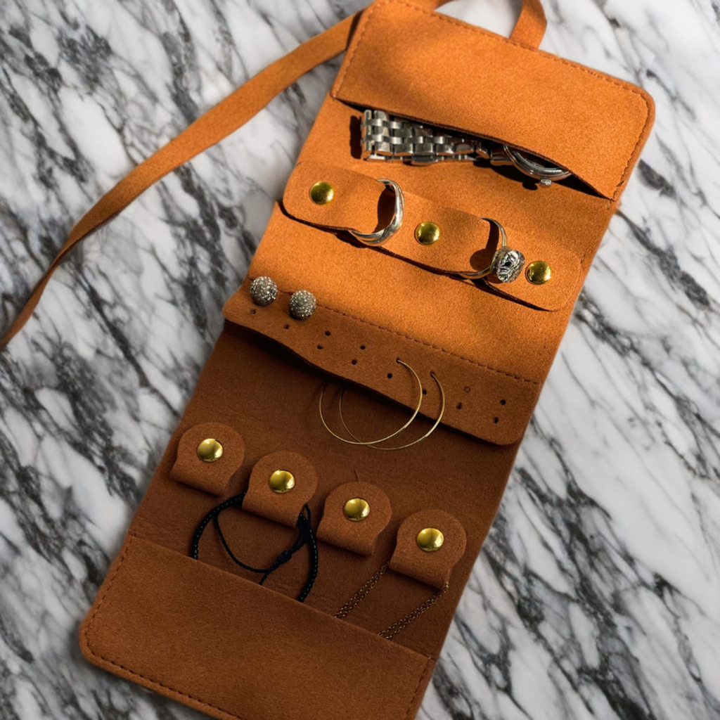 Pochette à bijoux de voyage